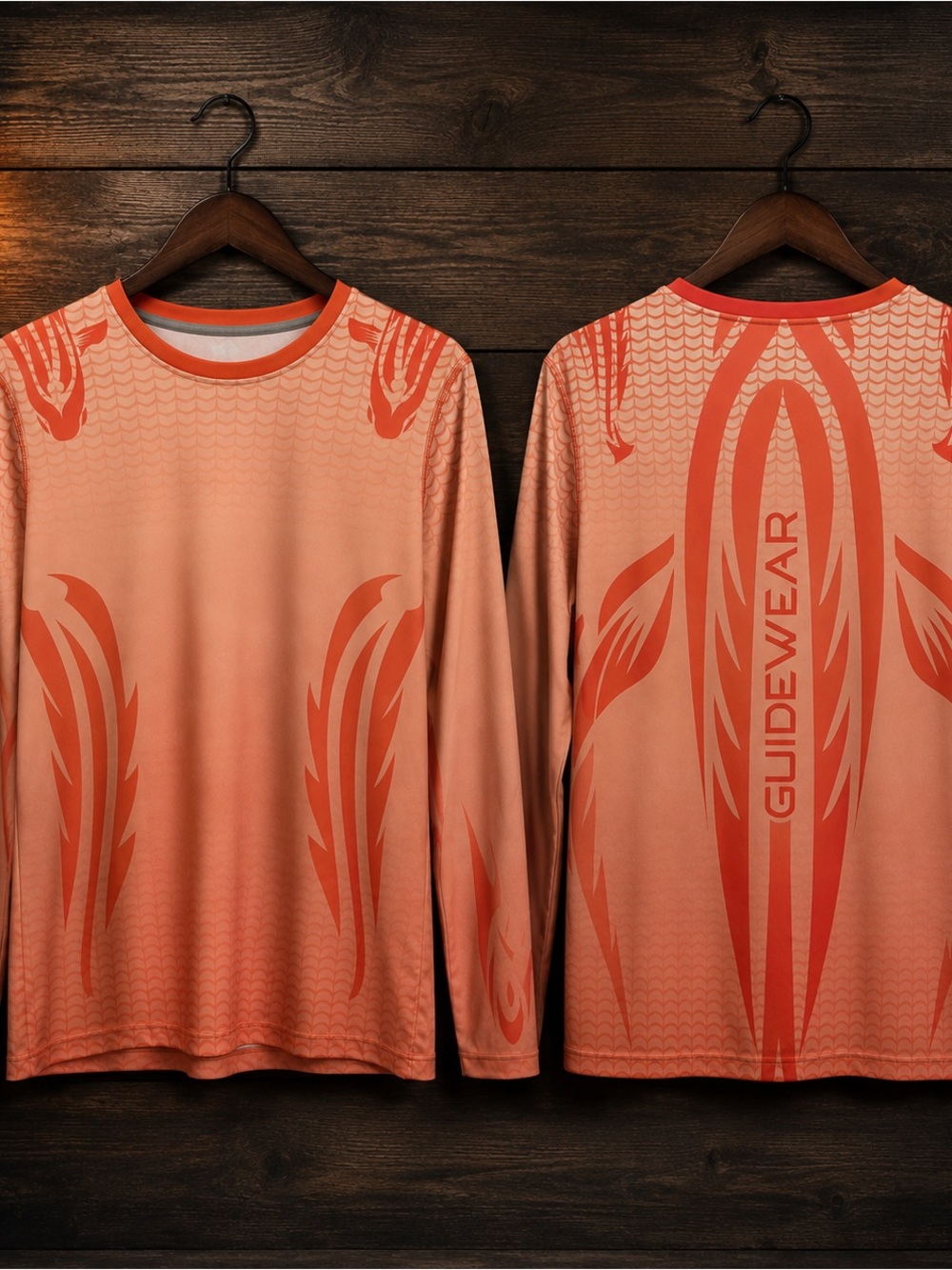 Cabela's Guidewear Women's Fishing Long Sleeve Tee - Coral